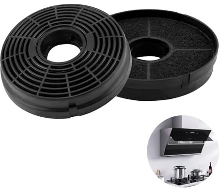 Pack of 2 Carbon Filter Compatible with Lamona LAM2401 HJA2908 HJA2480, Recirculating Filter Carbon for Range Hoods Carbon Charcoal Vent Filters Cooker Hood Extractor Vent Fan to Clean the Air
