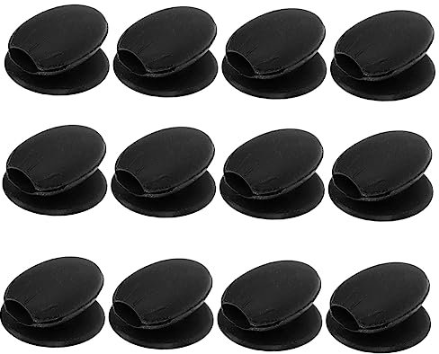 PAMINGONO 12pcs Lip Brush Dust Covers Silicone Makeup Brush Covers for Caps Use during Travel Storage