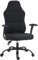 HOMCOM Chaise Gaming, Fauteuil de Bureau, Fauteuil Gamer Ergonomique avec Hauteur Assise réglable, Dossier inclinable, en Tissu Respirant, Noir