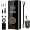 Tyre Inflator Cordless Air Compressor, Portable Electric Bike Pump 150 PSI with Digital Display, Preset Tyre Pressure & Auto Shutoff, LED Light, Rechargeable Tyre Pump for Car, Bike, Motorcycle, Ball