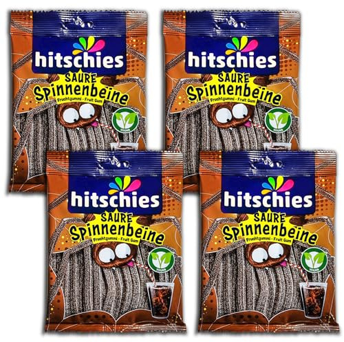 4 er Pack hitschies Saure Spinnenbeine Cola 4 x 125 g