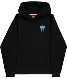 Alpha Industries Herren Spray Print Kapuzenpullover (1er Pack)
