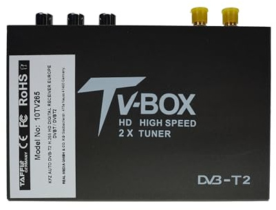Universal KFZ Auto DVB-T2 H.265 HD DIGITAL Receiver MPEG4 240 km/h TV Empfang