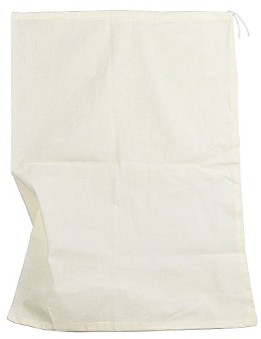 Therpin Reusable Cotton Muslin Straining Bag Fine Mesh Food Strainer Filter Bags for Nut Milk, Juice, Cheesecloth, Yogurt, Home Brewing, Hop Bags (35cm x 25cm)