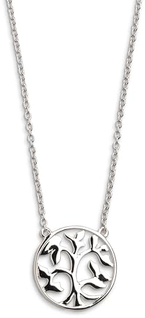 XENOX® Lebensbaum Halskette - Damen Halskette aus hochwertigem 925/- Sterlingsilber mit Lebensbaum-Anhänger | XS2896