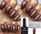 Bluesky, Soak-Off-Gel-Nagellack, Metallic-Bronze, 80629, 10 ml plus 2 Glanztücher