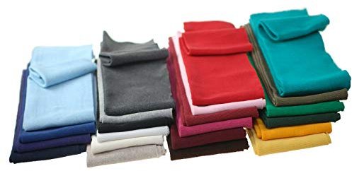 Knit Rib Trimming for Waistband, Cuff, Collar to Trim Bomber Jacket & Any Apparel, Light Weight, 22 Colours, Cotton Polyester Mix Soft Handle, British Made in Leiecster, Neotrims