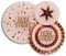 Neviti 775080 Glitz und Glamour Pinnwand für Junggesellinnenabschied, Roségold, 2 x 300 mm, 1 x 250 mm, 1 x 200 mm