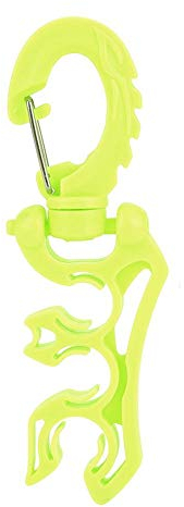 Tauchschlauchhalter, Scuba BC Schlauchclip Haken Tauchregler Schlauchhalter für Tauchen unter Wasser Schnorcheln(Gelb)