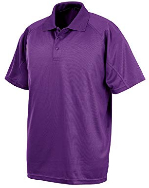 Spiro Unisex Adults Impact Performance Aircool Polo Shirt (M) (Purple)