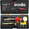 Portable Butane Soldering Iron Kit - IRODA SOLDERPRO 50K | 4-in-1 Heat Gun & Mini Torch | Rapid 18s Heat Up, 30-70W Adjustable Power, Up to 40 Min Runtime | Ideal for Electrical, DIY & Crafts