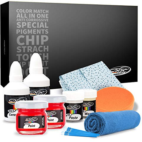 Color N Drive for Renault Automotive Touch Up Paint | RQH - Bleu Iron Met | Paint Scratch Repair, Exact Match Guarantee - Pro
