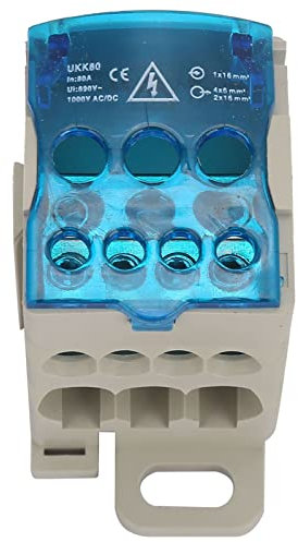 Morsettiera Isolata Scatola Distribuzione Del Blocchetto Terminale Elettrico Distribuzione Del Blocco 80a Scatola Distribuzione Potere Scatola Giunzione