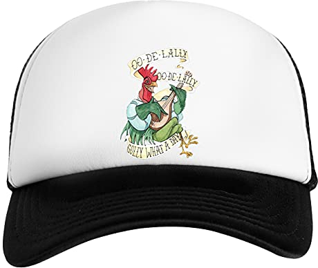 Alan A Dale - Oo De Lally Golly What A Day Roster Bard Weiß Schwarz Unisex Kinder Baseball Cap Kids White Black