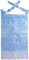 Einweg-Lätzchen für Erwachsene, 2 Schichten, 100 Stück, mit saugfähigen und wasserdichten Sammelbeuteln. Pack of 50 Dinner Bibs with PE Coating and Practical Collection Pocket