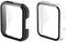Braleto Cover Compatibile con Xiaomi RedMi Watch 2 Lite,2 in 1 Custodia Rigida Ultra Sottile HD Pellicola Protettiva per Xiaomi Mi Watch 2 Lite (Nero&Chiaro)