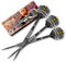 Shot Steel Darts Devon Petersen Wisdom African Warrior 80% Tungsten Steeltip Darts Steeldart Dartpfeile Set Made in Neuseeland (23 Gramm)