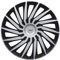 MICHELIN 4 copricerchi NVS KENDO Black Silver, 16 pollici
