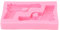 Fondant Silikonform Pistolenformen Pistolenförmige Backformen für die Herstellung von Kuchen Pralinen Basteln 3D-Waffenform Silikonwaffenform Schokoladenkuchen Dekorationsform,(Rosa)