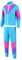 Seawhisper 80er Jahre Outfit Herren Damen 90er Kostüm Kleidung Jogginganzug Trainingsanzug Damen Blau XL