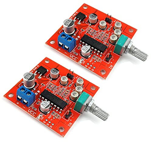 Hailege 2pcs PT2399 Microphone Reverberation Reverb Amplifier Plate PT2399 AMP Board
