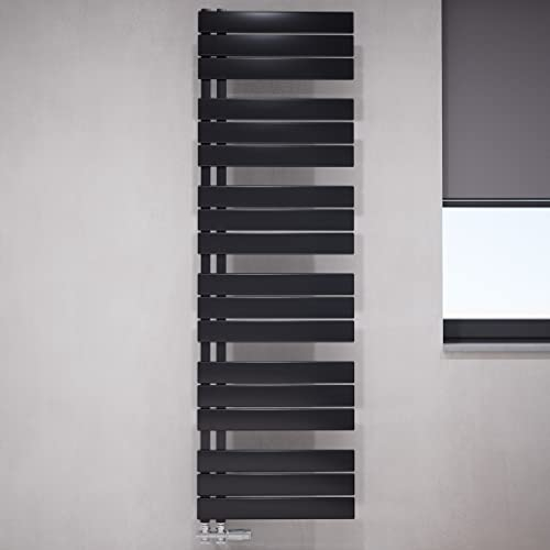 Weber NOVO Badheizkörper Design Handtuchheizkörper Handtuchwärmer Heizung Bad (50x164cm Anthrazit)