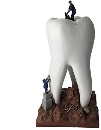 COOKOE Kreative Skulptur Harz Dental Handwerk Spielzeug Artikel Skulptur Zahnarzt Geschenk Dental Artware Zähne Zahnmedizin Klinik Dekoration