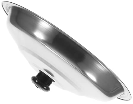 Anneome Couvercle Acier Inoxydable Pour Poêles Multi-fonction Et Pratique Pour Cuisine Familiale Et Professionnelle Design Ergonomique Et Anti-débordement