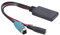 pour Alpine Cda 9884 Adaptateur Bluetooth Voiture Bluetooth Radio Câble Abs Voiture Bluetooth Sans Fil Radio Aux Câble Microphone Adaptateur Mains Libres Fit pour Alpine Kce‑236B