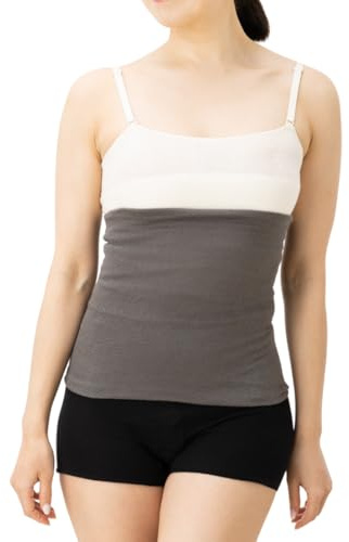 MISHII LIST Silk Waist Warmer Belly Warmer Wraps Haramaki Grey