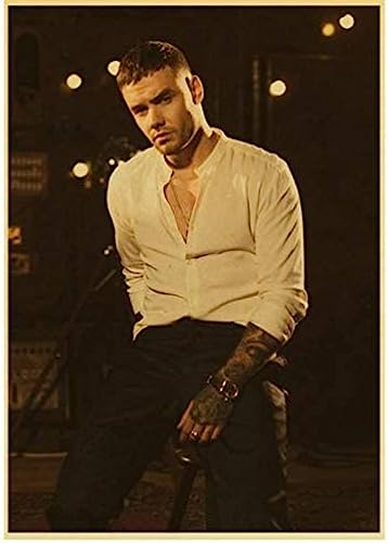 Poster Liam Payne Singer Poster Poster Foto Porträt Bilder Leinwand Malerei Poster Und Drucke Wand Kunst Home Decor 50X70Cm Kein Rahmen
