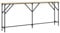 vidaXL Table Console, Bout de Canapé avec Pieds Réglables, Table d'Appoint, Meuble d'Entrée Salon, Industriel, Chêne Sonoma Bois d'Ingénierie