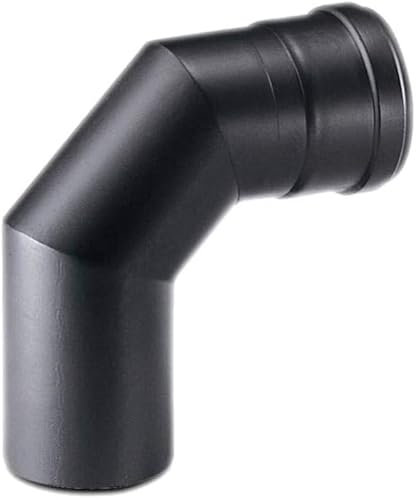 ZINCO GROUP Bogen 90° Linie Pellets - Schwarz - Pelletofen - Rauchabzug Eisenstahl (, D 80 mm RAGGIO110)