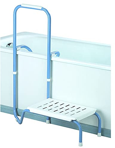 Self Confort Marchepied & Barre d'appui Balnéo - Blanc - 83 à 103 cm