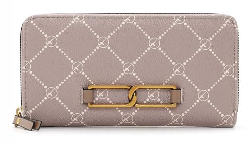 Tamaris Anastasia Chain Zip Around Wallet Taupe