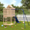 LAPOOH Spielturm, Spielplatz Outdoor, Spielturm Mit Rutsche Und Schaukel, Spielhaus Garten, Spielplatz, Spielgeräte Für Outdoor, Massivholz Kiefer