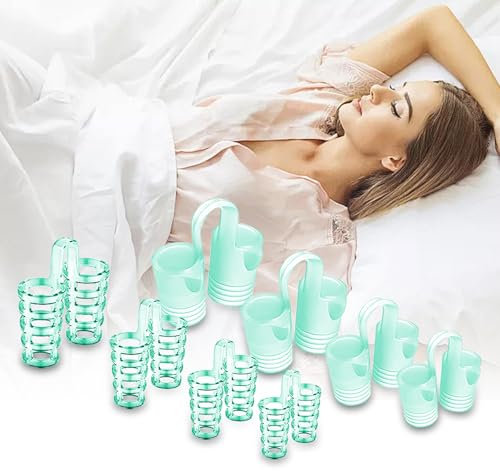 11 teiliges Schnarchstopper Set Nasendilatator & Magnetische Nasenclips gegen Schnarchen, Wiederverwendbar für Bessere Atmung und Entspannte Nächte