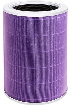 Filtro HEPA di ricambio, compatibile con Xiaomi, accessori for purificatore d'aria 2S, 2C, 2H, Pro, 3C e 3H(Purple)