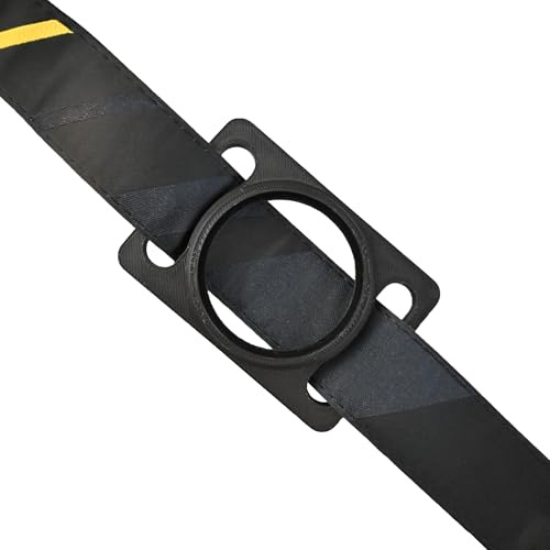 Objektivdeckel Halter 46mm für Kameragurt – Lens Cap Holder – Kamera Zubehör gegen verlorene Objektivdeckel – passend für Gurte bis 40mm – Schwarz