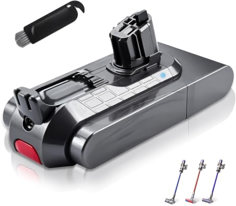CITYORK 25,2V/3960mAh Batteria per Dyson V11 e V15 Click-in, per V15 Detect, SV15,SV16,SV18, SV22,SV28,SV29 Absolute/Extra/Animal/Fluffy/Torque/Drive/Outsize 970425-01[Non con V11 montaggio filettato]