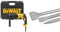 DeWalt D25133K-QS - Martillo Ligero Combi 800W 3 Modos- 26mm 2,6J - SDS Plus - P.Pistola con maletín TSTAK + DT60330-QZ - Juego SDS-Plus: Puntero 250mm + Cincel 20x250mm +Cincel 40x250mm
