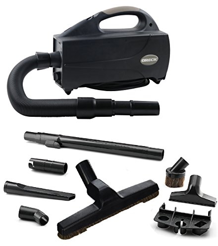 Oreck BB1200 Kompakter Kanister-Vakuum – Handkanister-Bodenreiniger & Gebläse mit HEPA-Filterbeutel zum Abstauben von Schmutz & Hundehaaren für Hartholz-, Holz- & Fliesenböden