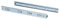 Emuca 3007505 Set Schubladenführungen, vollauszug mit Rollen 45mm x 500mm