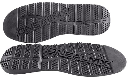 O'NEAL | Ersatzsohlen Motocross-Stiefel | Kinder | Enduro MTB BMX | Paar Ersatzsohlen für Rider Youth Boot | Rider Youth Boot Spare Sole Set Strap Kit Schwarz