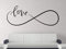 Personalisiertes Wandtattoo Unendlichkeit Infinity
