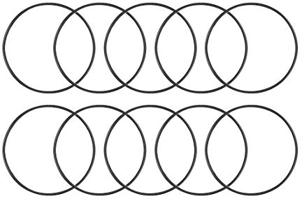 sourcing map 10St Metrische Nitrilkautschuk O-Ringe Dichtung 49mm AD 46mm ID 1,5mm Breite
