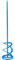 Toolty Helix Plus Mixing Paddle 70 x 400 x 8mm - HEX - Painted Mixer, Whisk, Stirrer -2-Blade - for Plaster, Gypsum, Adheives, Concrete, Cement, Glue, Paint, DIY - TLTY-1192