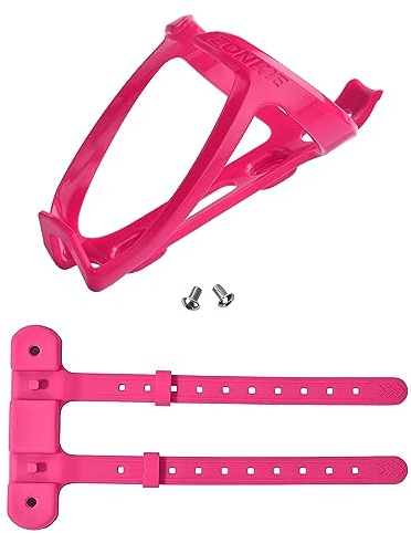 Fahrrad-Flaschenhalter für Wasser-Flaschen, geeignet auch als Babyflaschenhalter für Kinderwagen Einheitsgröße, Viele Farben sind verfügbar (Rosa)