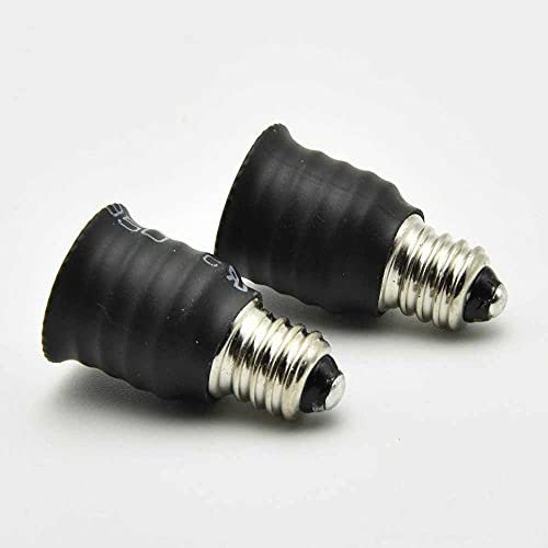 Lot de 2 adaptateurs pour ampoule E14 à douille E10