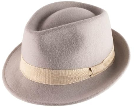 Classic Italy - Trilby Hut Trilby - Size 61 cm - Creme